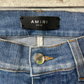 Amiri MX1 Aloha Patch Blue Denim Jeans Sz 32
