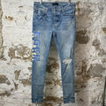 Amiri Blue TGCW Blue Denim Jeans Sz 32