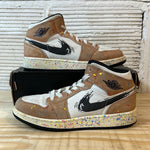 Air Jordan 1 Mid Brushstroke Sz 5Y