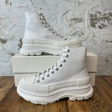 Alexander Mcqueen White Tread Boot Sz 9 (42) DS