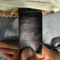 Amiri Green Camo Bones Blue Denim Jeans Sz 28