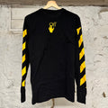 Off White Painting Black L/S T-Shirt Sz S