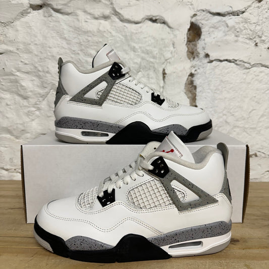 Air Jordan 4 White Cement Sz 7Y