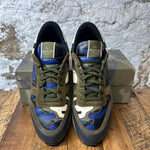 Valentino Blue Camo Green Sneaker Sz 11 (44)