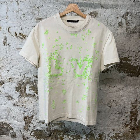Louis Vuitton Spread Embroidery T-shirt White Sz S