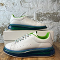 ALexander Mcqueen White Blue Green Bubble Sneaker Sz 11 (44)
