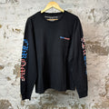 Chrome Hearts USA Scroll L/s Black Sz L