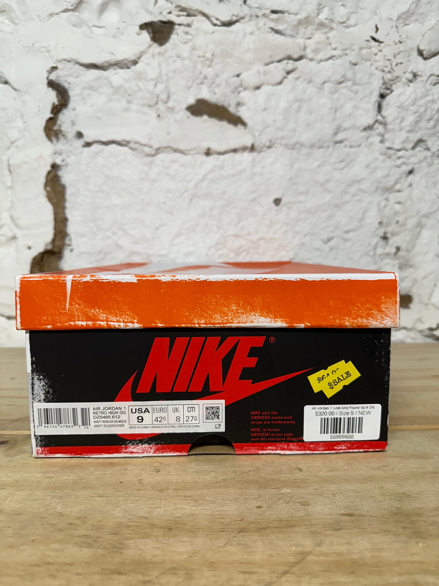 Air Jordan 1 Lost And Found Sz 9 DS