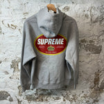 Supreme Crown Hoodie Gray Sz M
