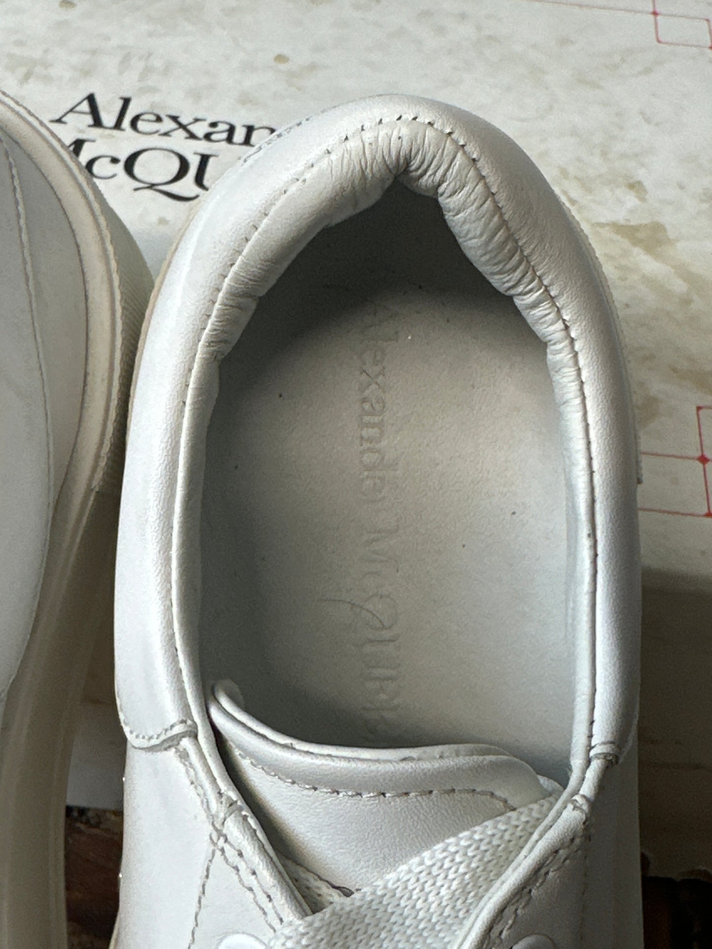 Alexander Mcqueen Plimsoll White Sneaker Sz 6.5 (39)