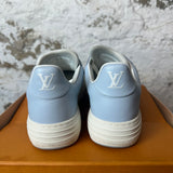 Louis Vuitton Groovy White Blue Sneaker Sz 6.5 (39)