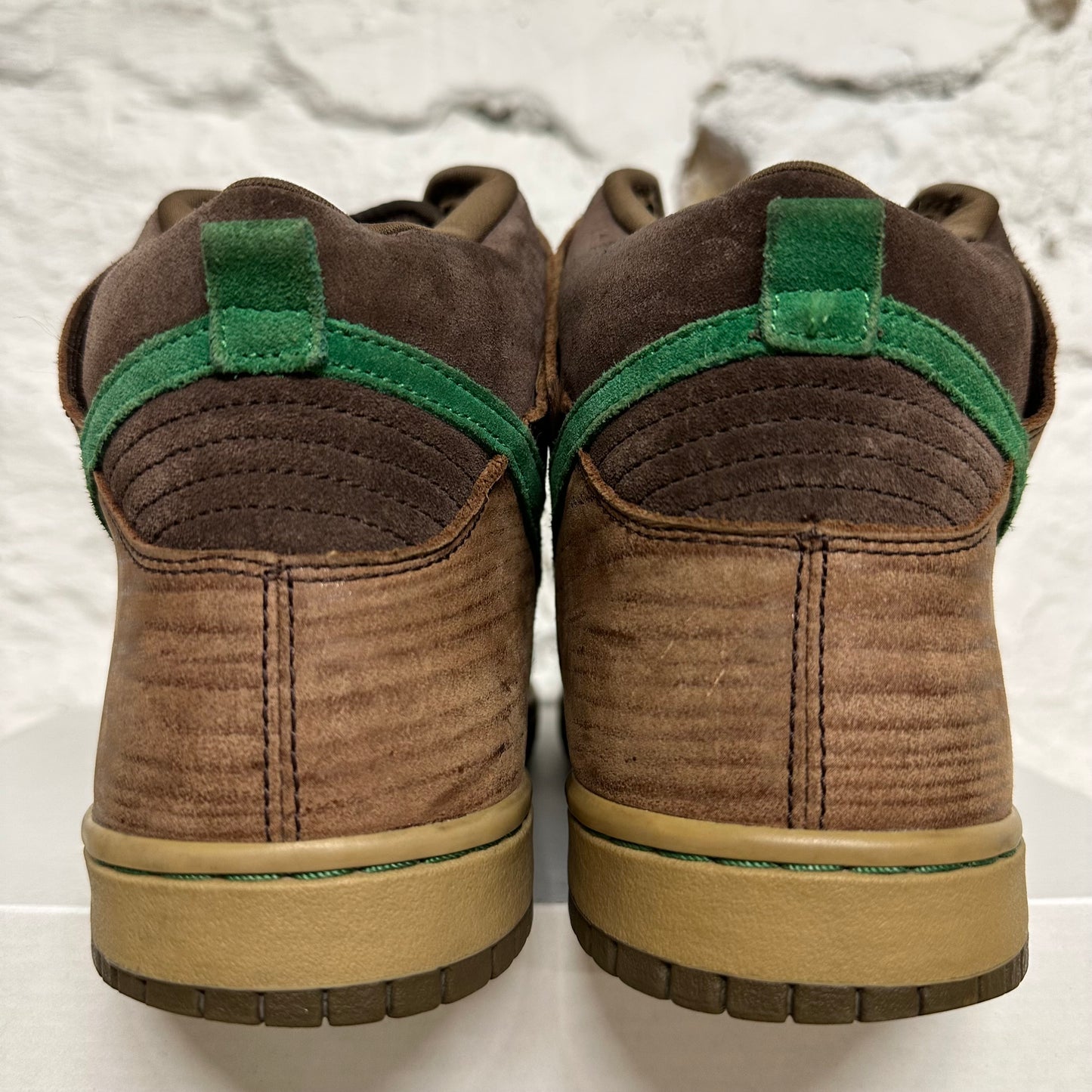 Nike SB Dunk High Tweed Classic Green Sz 10.5