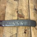 Gucci Burgundy Green Striped Belt Sz 85/34