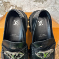 Louis Vuitton Black Baroque Loafer Sz 9.5 (8LV)