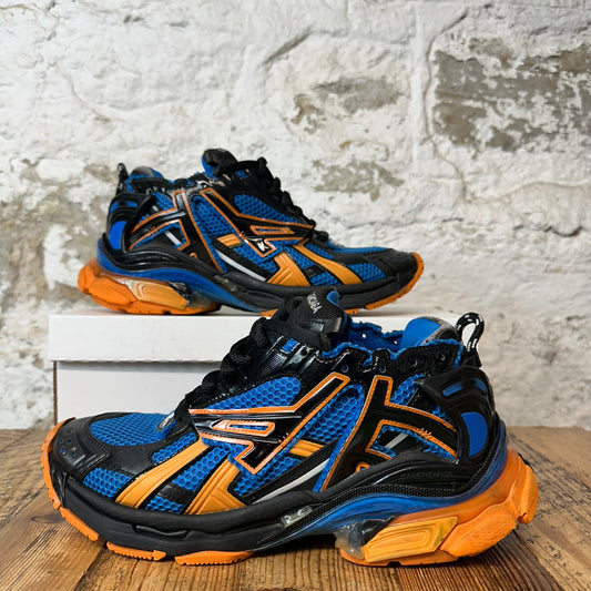Balenciaga Runner Black Orange Blue Sneaker Sz 9 (42)