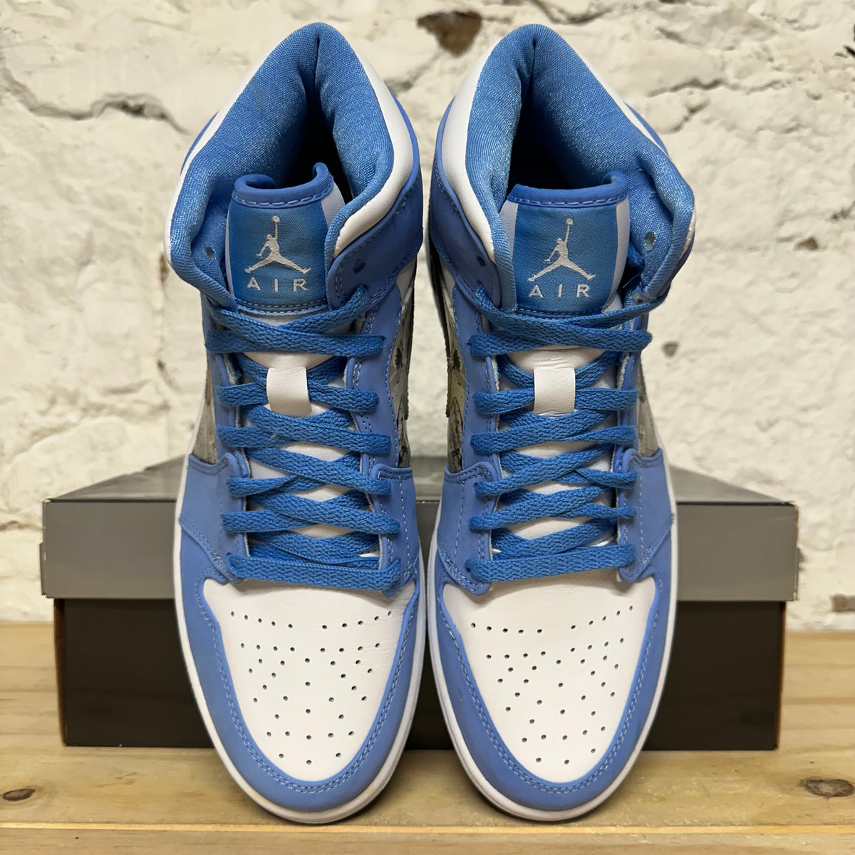 Air Jordan 1 Alpha White University Blue Sz 10 DS