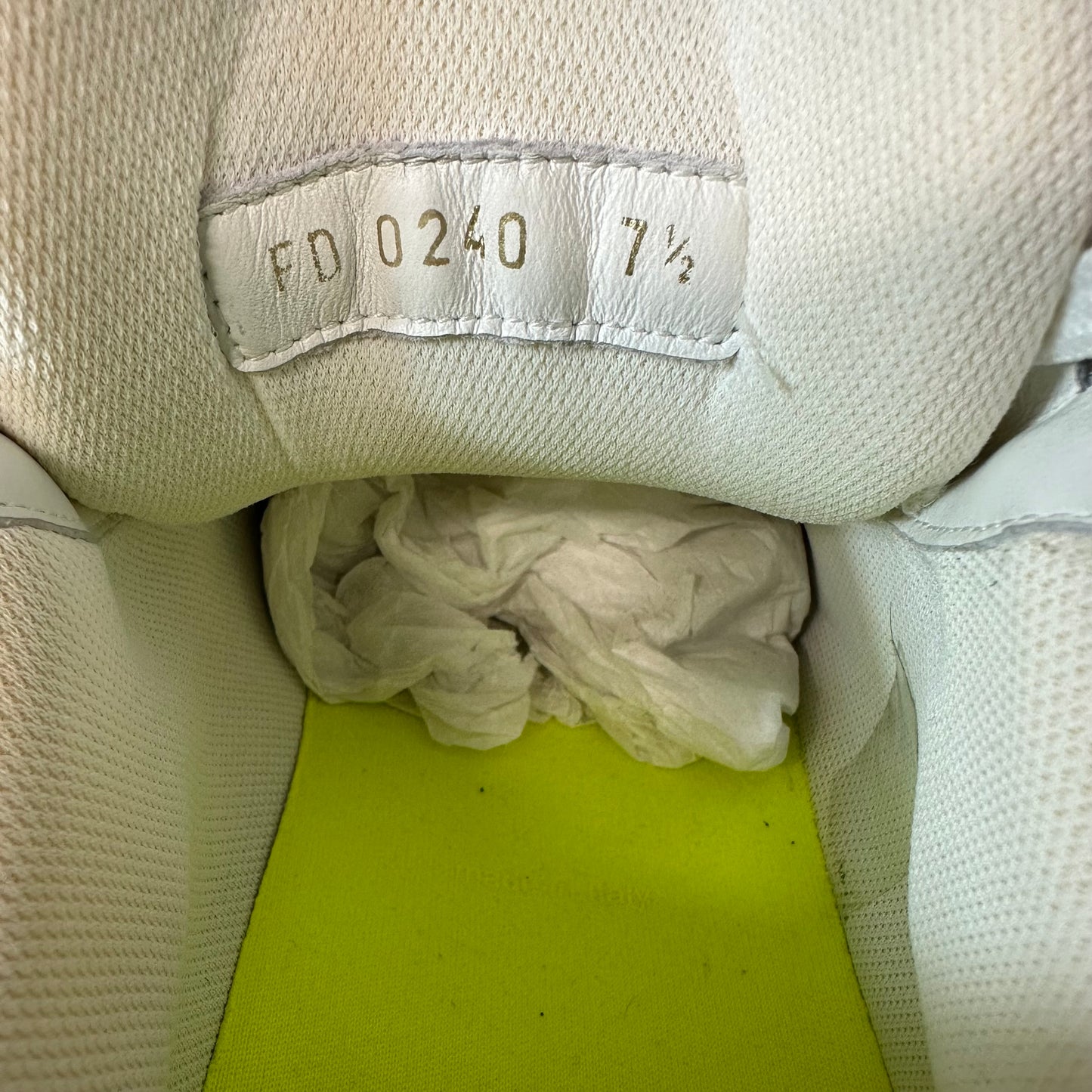 Louis Vuitton Black White Trainer Sz 9 (7.5LV) No Box