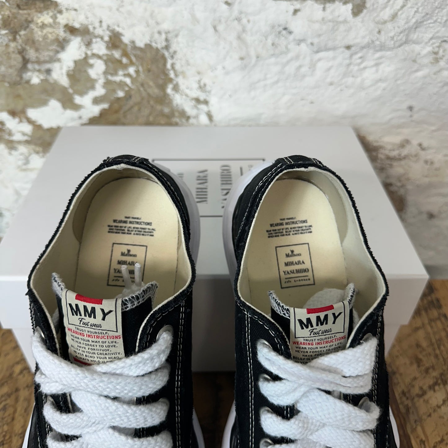 Maison Mihara Black White Peterson Sneaker Sz 11 (44)
