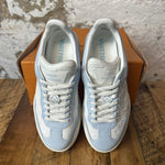 Louis Vuitton Groovy White Blue Sneaker Sz 6.5 (39)