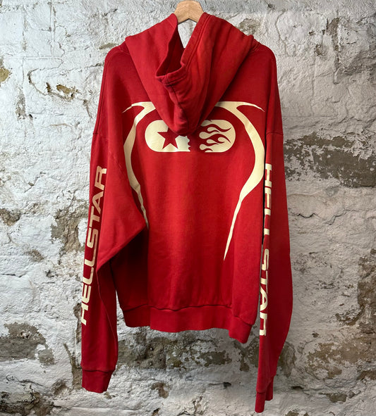 Hellstar Gel Hoodie Red Sz L