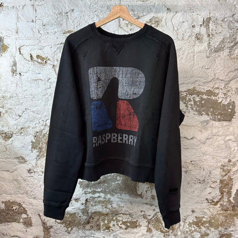 Raspberry Hills Raf Berry Black Crewneck