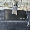 Amiri MX1 Red Tie Dye Thrasher Black Denim Jeans Sz 34
