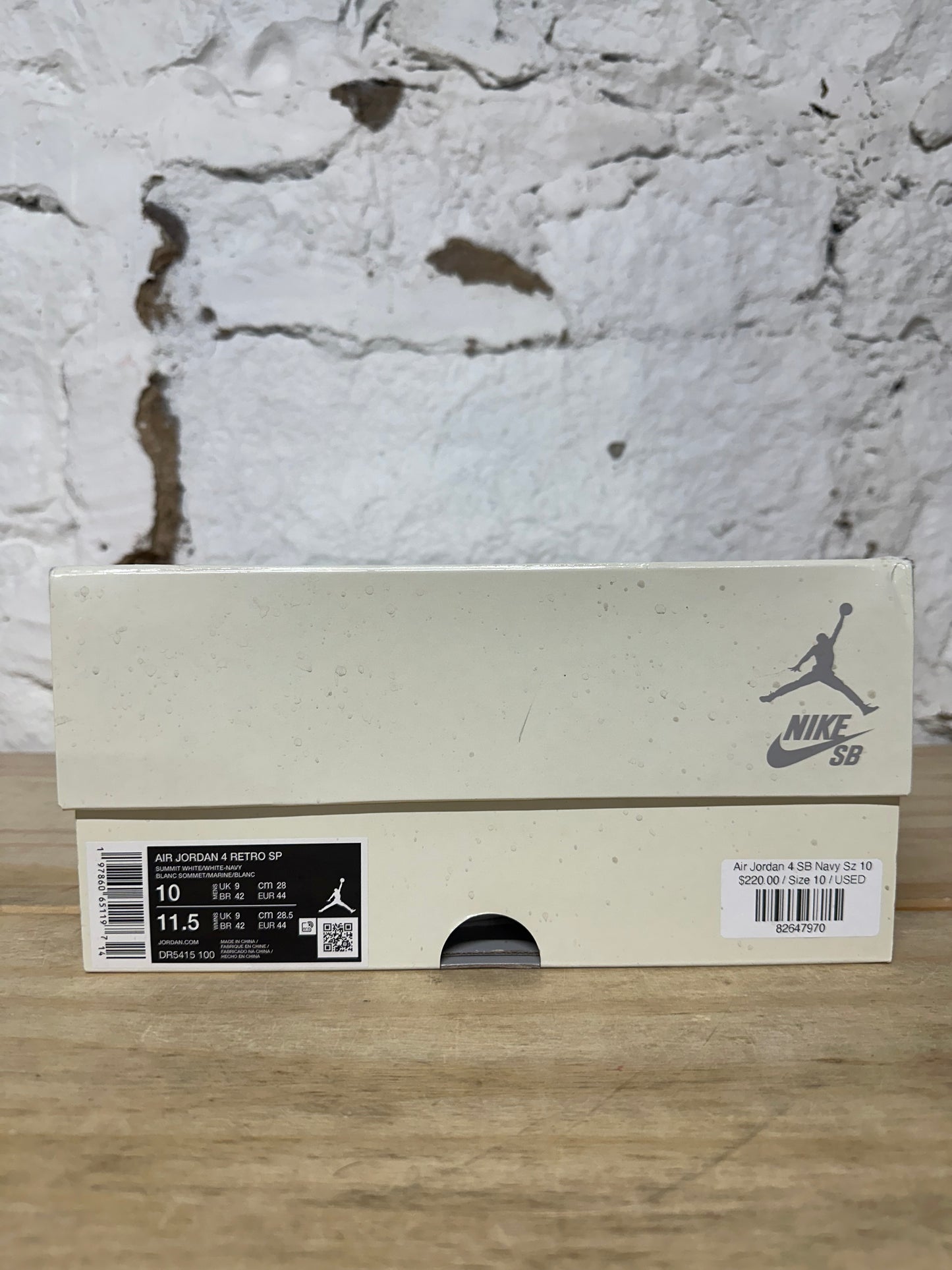 Air Jordan 4 SB Navy Sz 10