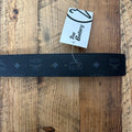 MCM Grey Monogram Black Belt (OSFA) DS