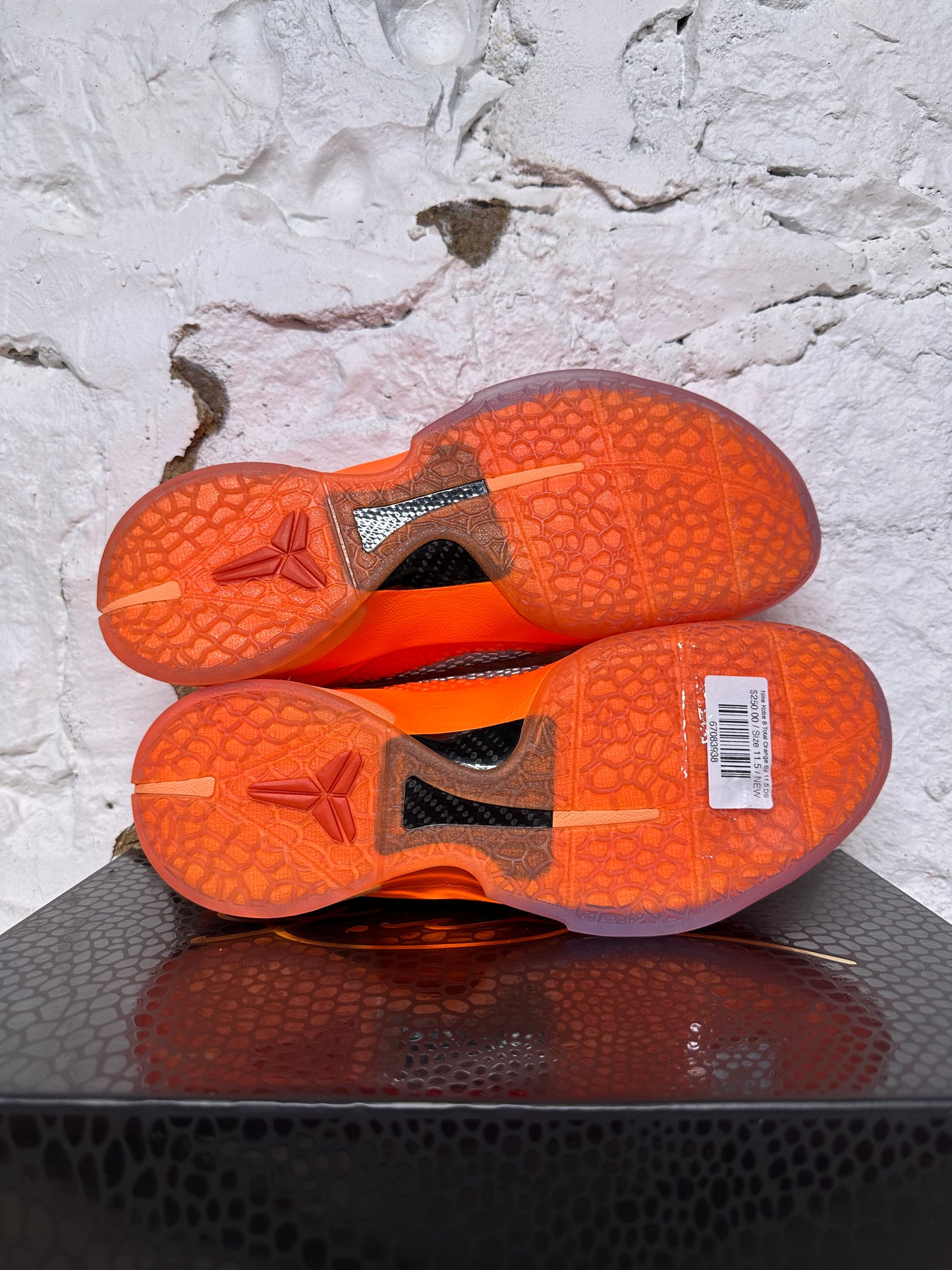 Nike Kobe 6 Total Orange Sz 11.5 DS