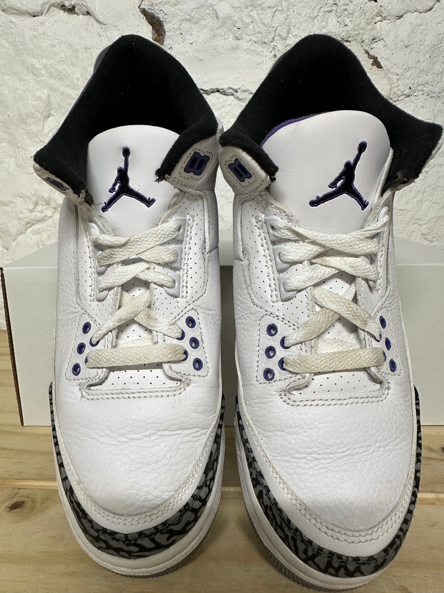 Air Jordan 3 Dark Iris Sz 7Y