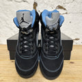 Air Jordan 5 Black University Blue Sz 10