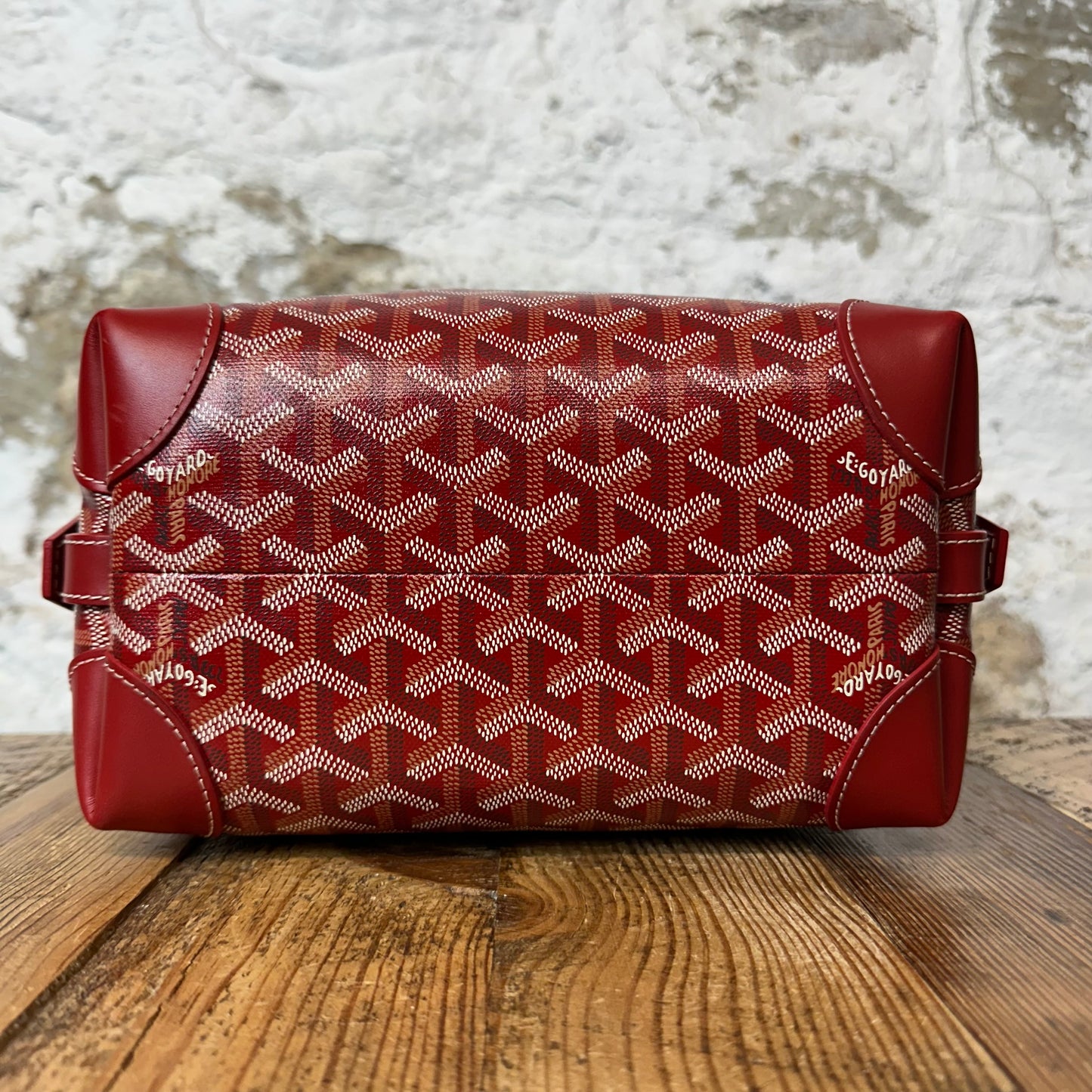 Goyard Boeing 25 Red Monogram Toiletry Bag