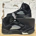 Air Jordan 5 Black Metallic Reimagined Sz 9.5
