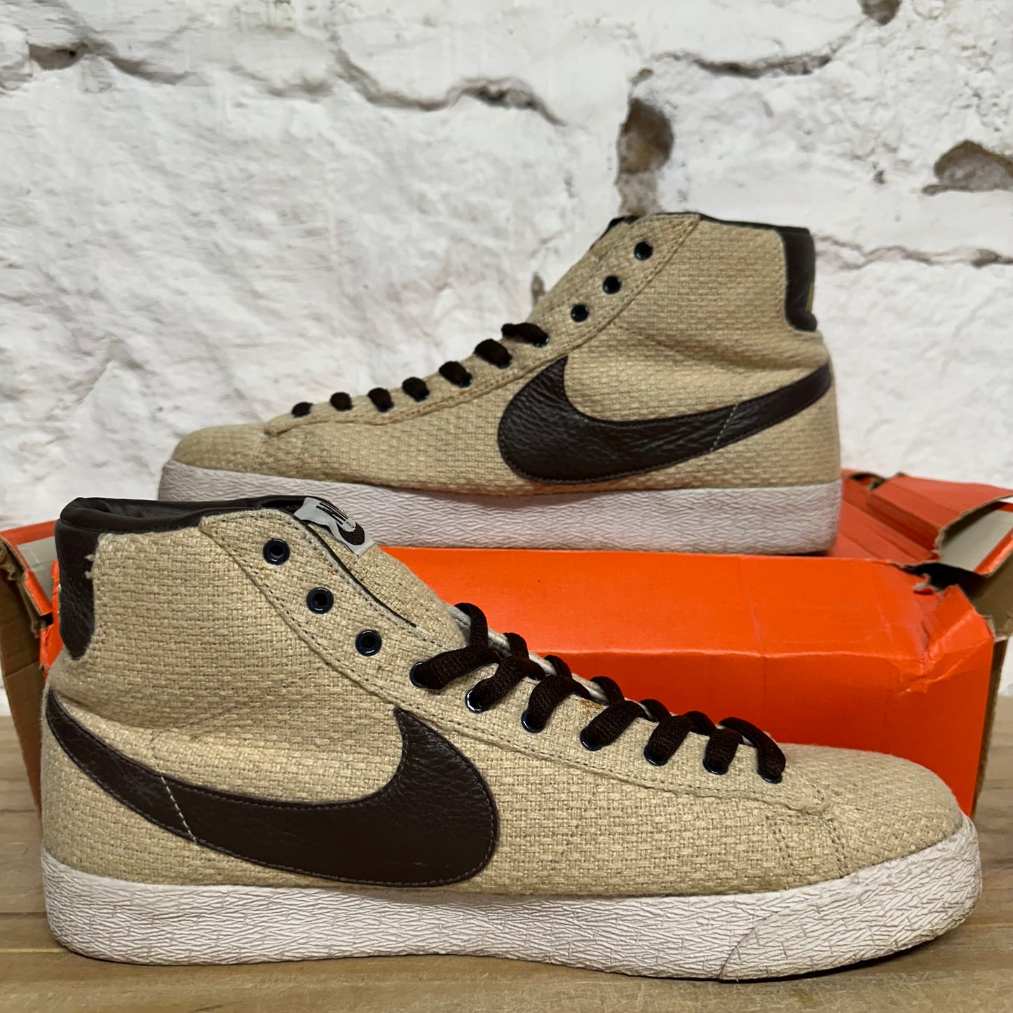 Nike Blazer Mid Basic Brown Hemp Sz 12