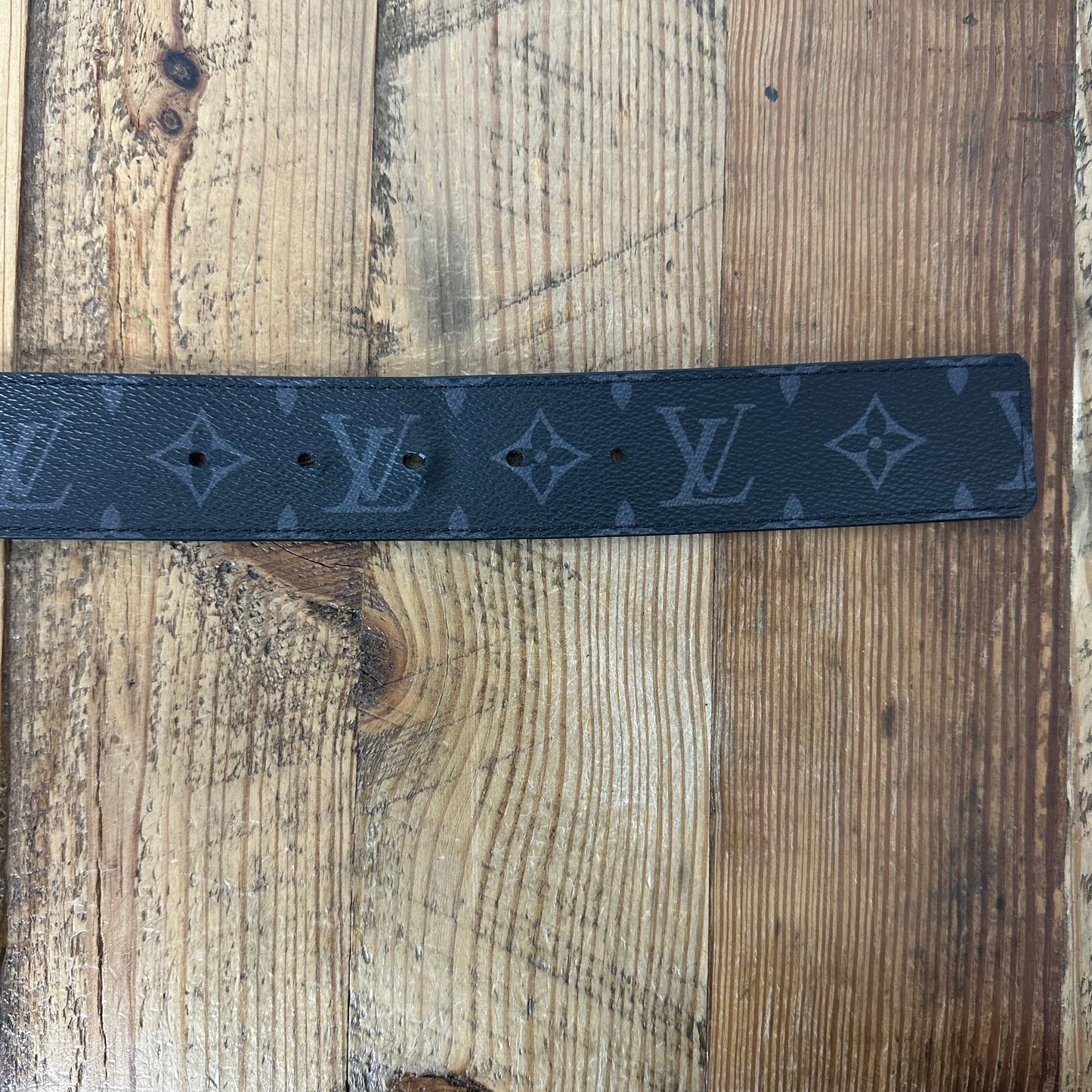 Louis Vuitton Graphite Monogram Belt Sz 90/36 W/ Box