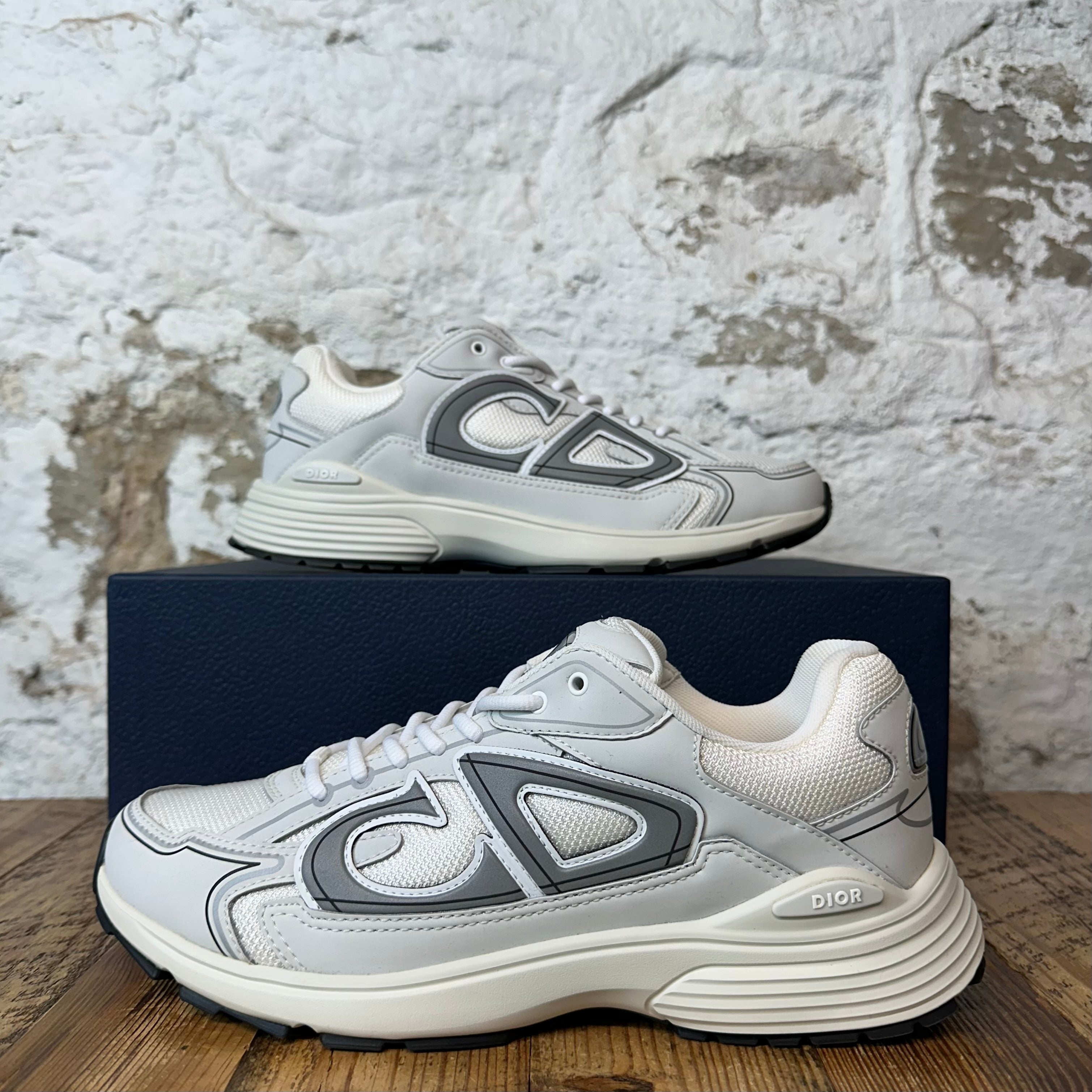 Dior B30 Triple White Grey Sneaker Sz 10 (43)