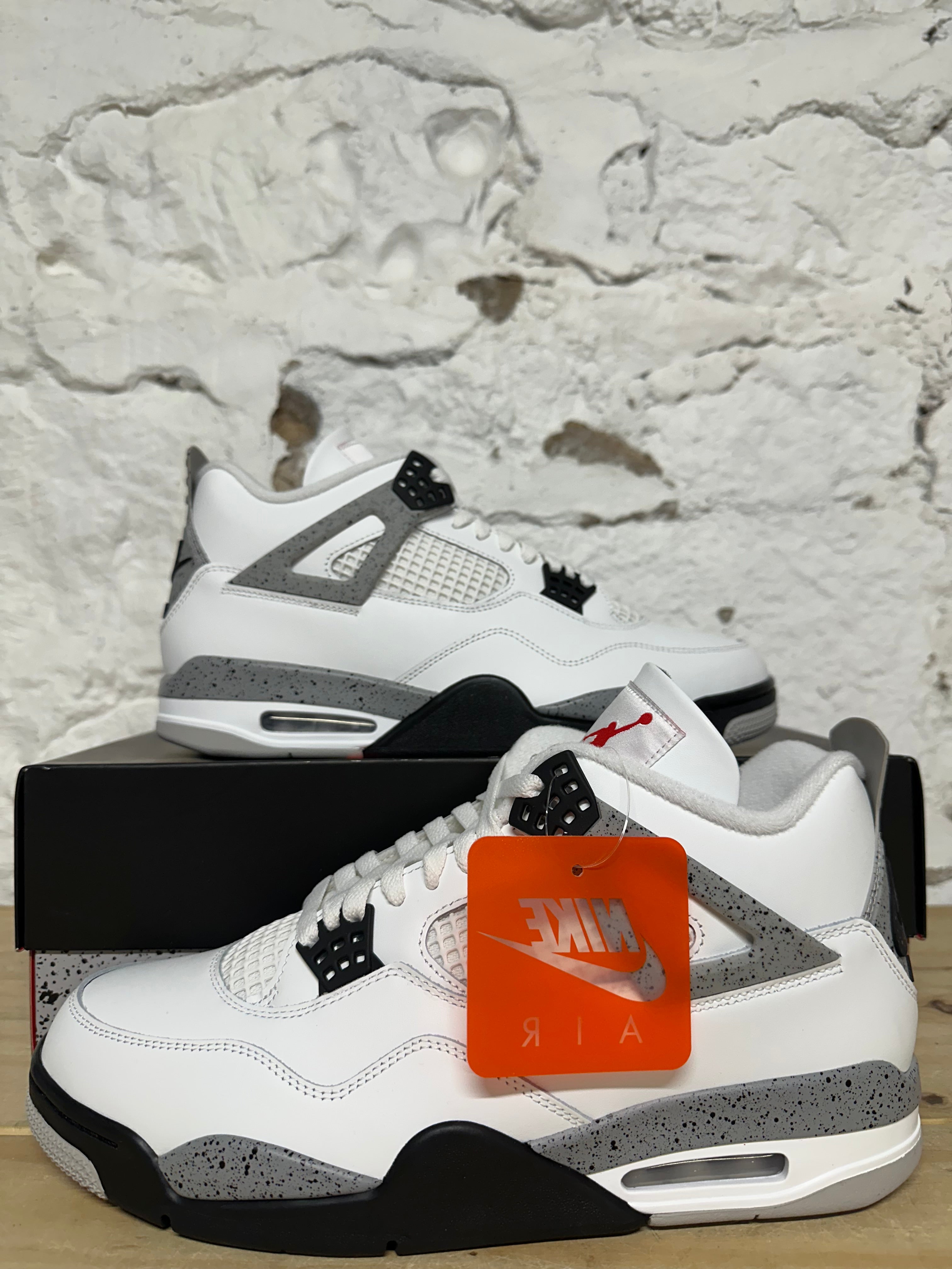 Air Jordan 4 White Cement Sz 12 DS