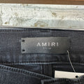 Amiri MX1 Cracked Blue Black Denim Jeans Sz 36