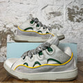 Lanvin Curb Gray White Lace Cream Sneaker Sz 11 (44)