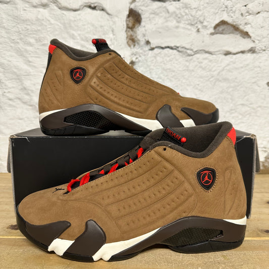 Air Jordan 14 Archaeo Brown Sz 8 DS
