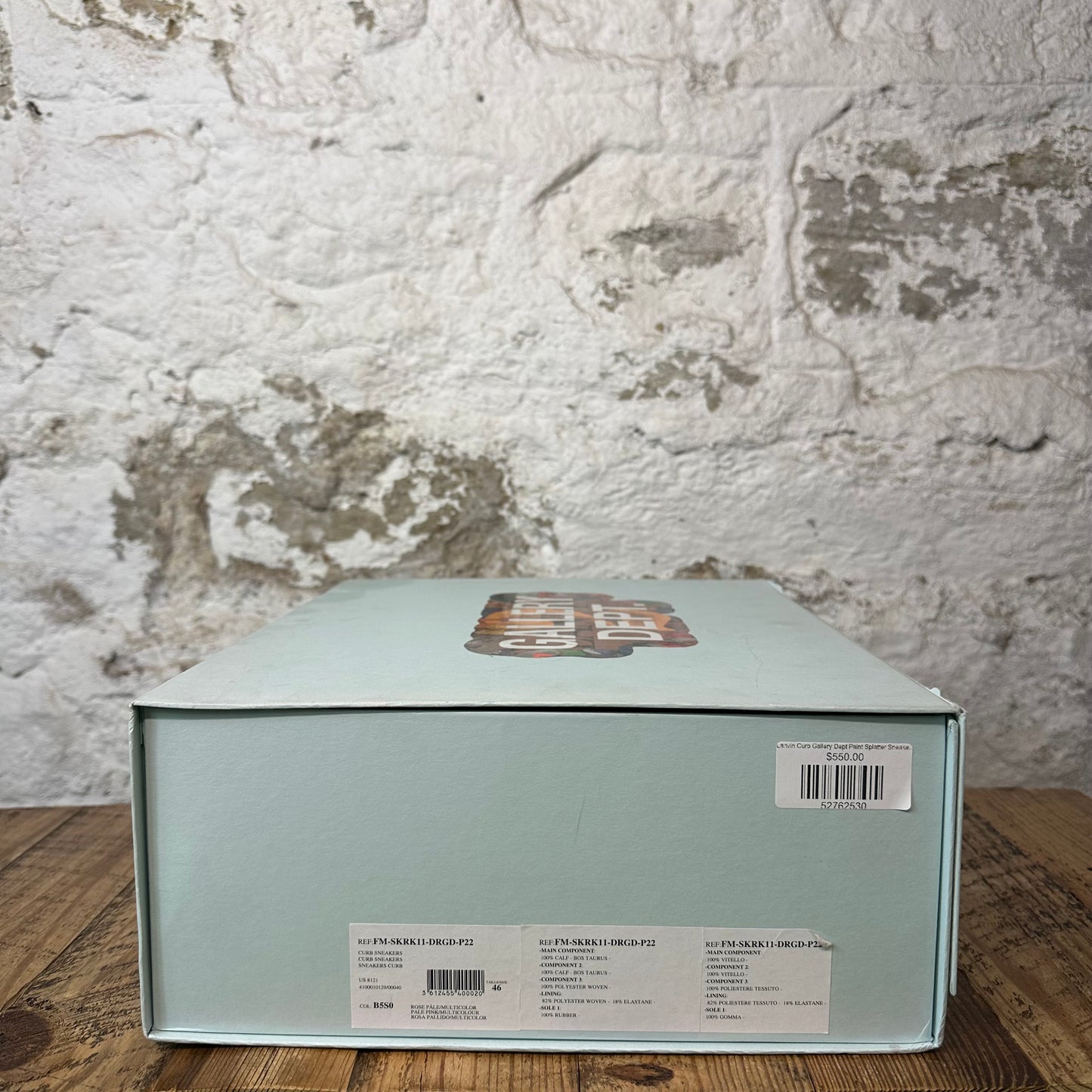 Lanvin Curb Gallery Dept Paint Splatter Sneaker Sz 13 (46)
