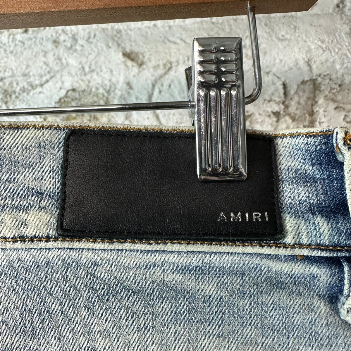 Amiri MX1 Tie Dye Washed Blue Denim Jeans Sz 31