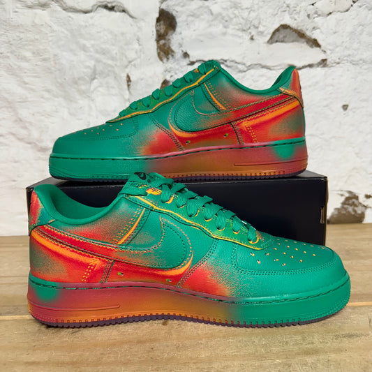 Nike Air Force 1 Low Stadium Green Crimson Sz 11.5 DS
