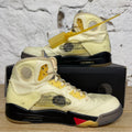 Air Jordan 5 Off-White Sail Sz 10.5