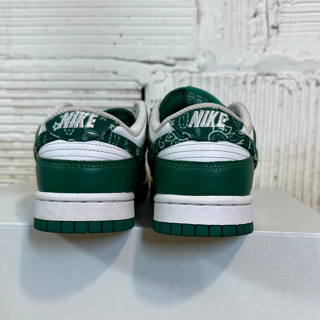 Nike Dunk Low Green Paisley Sz 5.5 (7W)