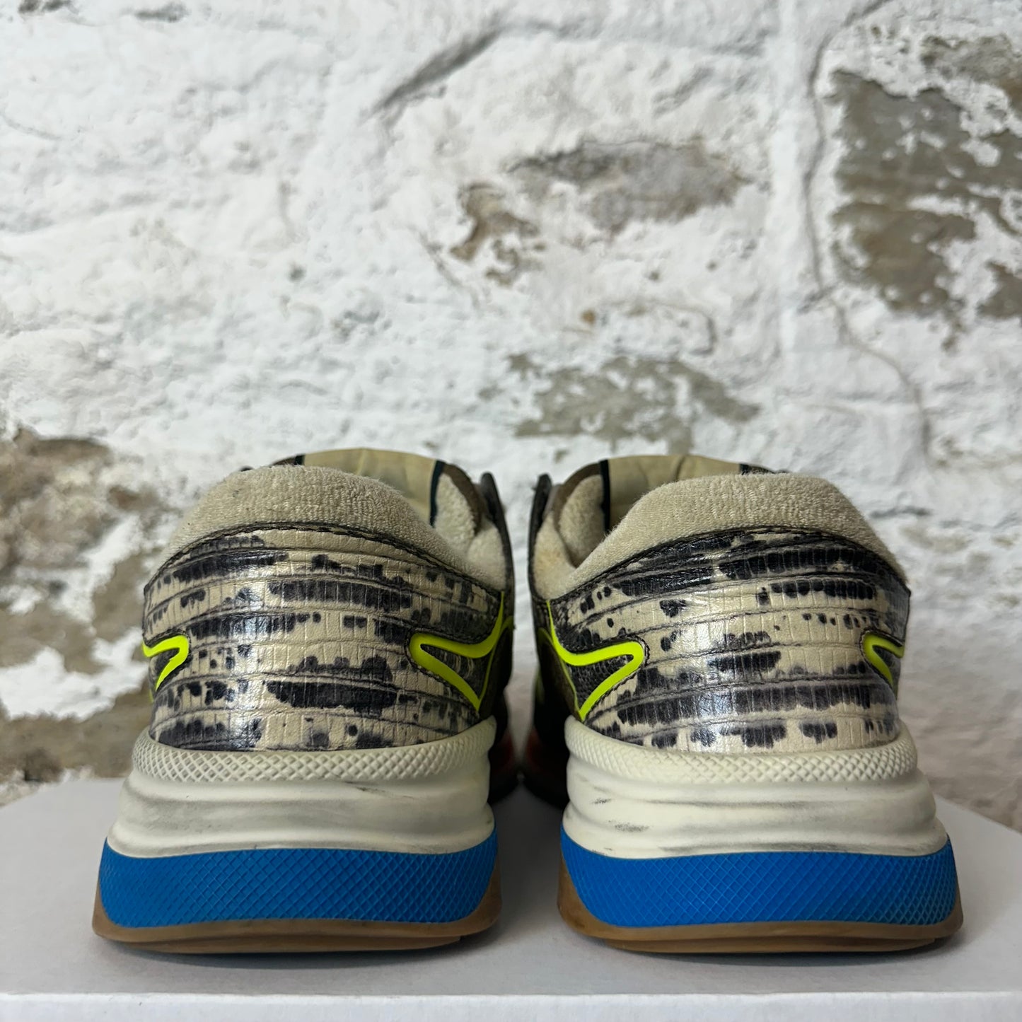 Gucci Ultrapace Brown Cream Sneaker Sz 8.5