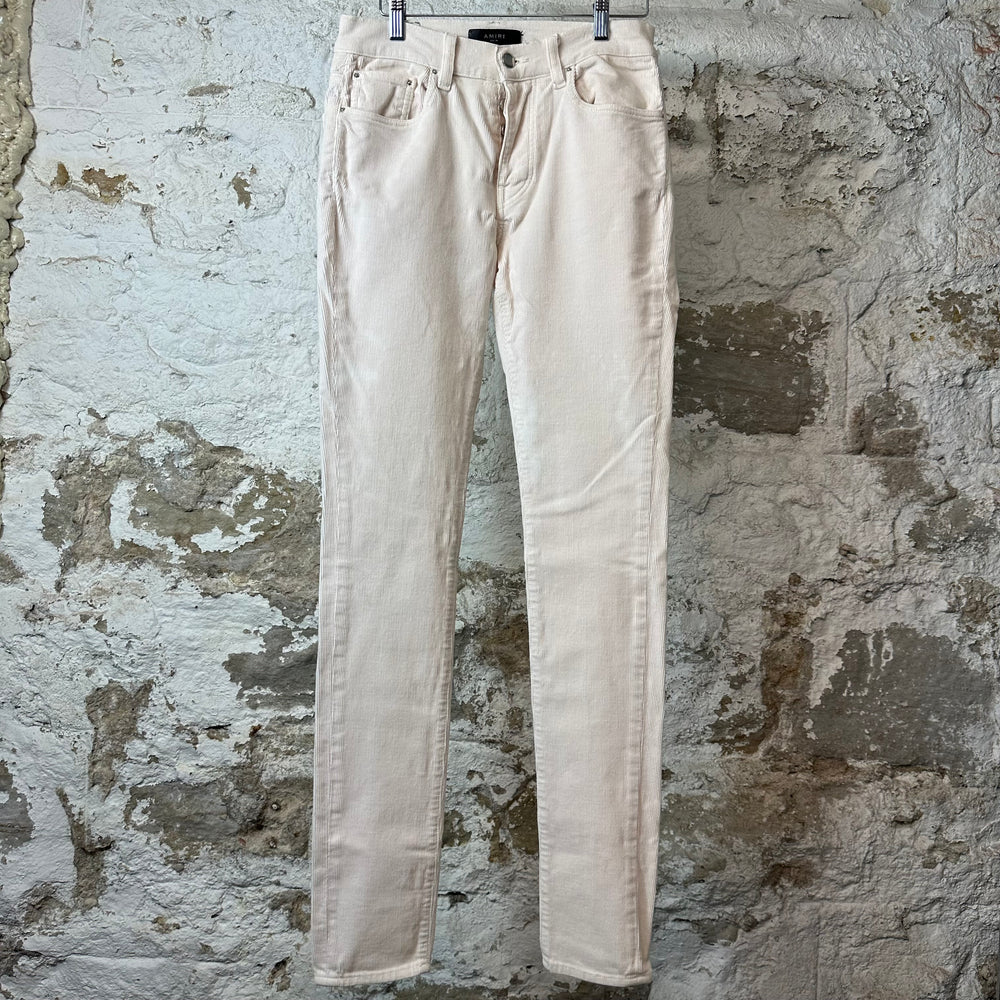 Amiri Plain Light Pink Corduroy Jeans Sz 29