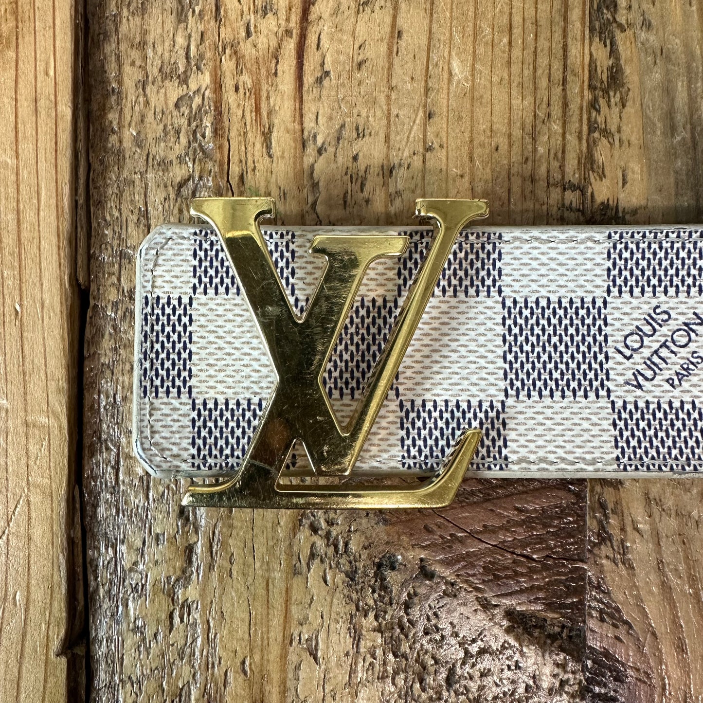 Louis Vuitton Damier Azur Belt Sz (100/40)