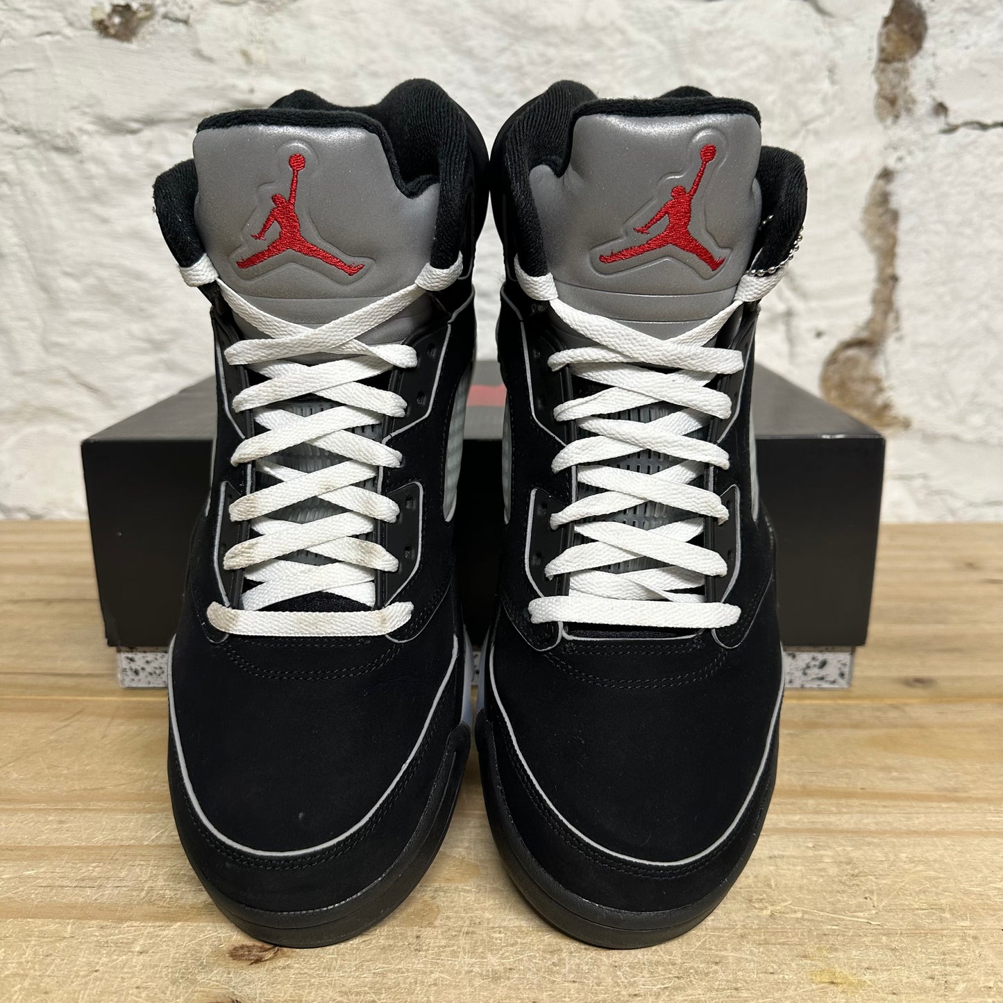 Air Jordan 5 Black Metallic Sz 11.5