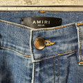 Amiri Plain Blue Denim Jeans Sz 30